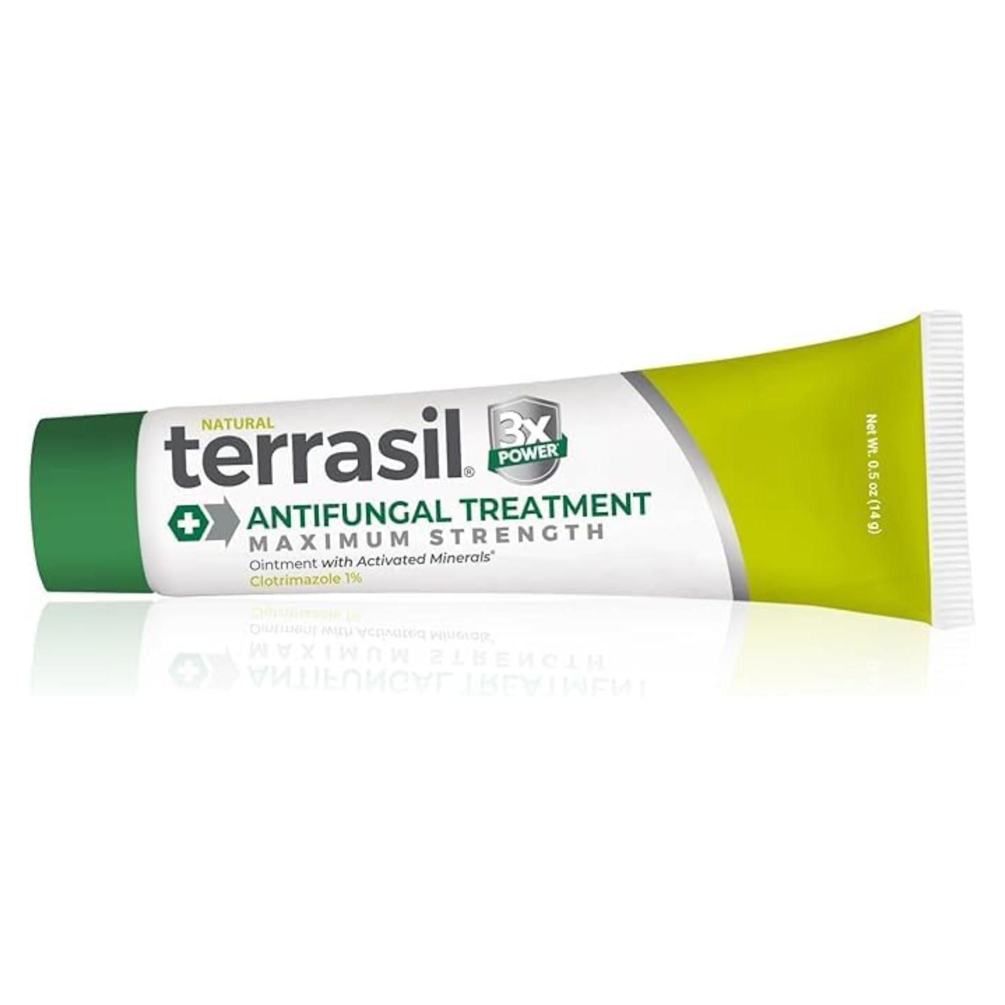 terrasil Clotrimazole Antifungal Cream, Relief for Fungal Yeast Infections, Jock Itch, Athletes Foot, Ringworm for Men & Women, Clinically Proven Treatment of Skin Fungus. FSA - HSA Eligible (0.5oz)