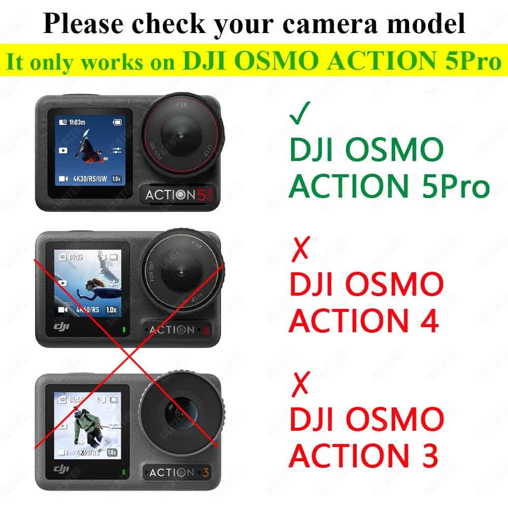 Pellicola Protettiva Vetro Per DJI Osmo Action 5 Pro - Durezza 9H, Anti-Impronte | Facile Applicazione