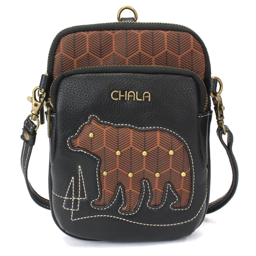 CHALA UNI Cellphone Xbody - Womens RFID Protected Faux Leather Crossbody Bag with Adjustable Strap