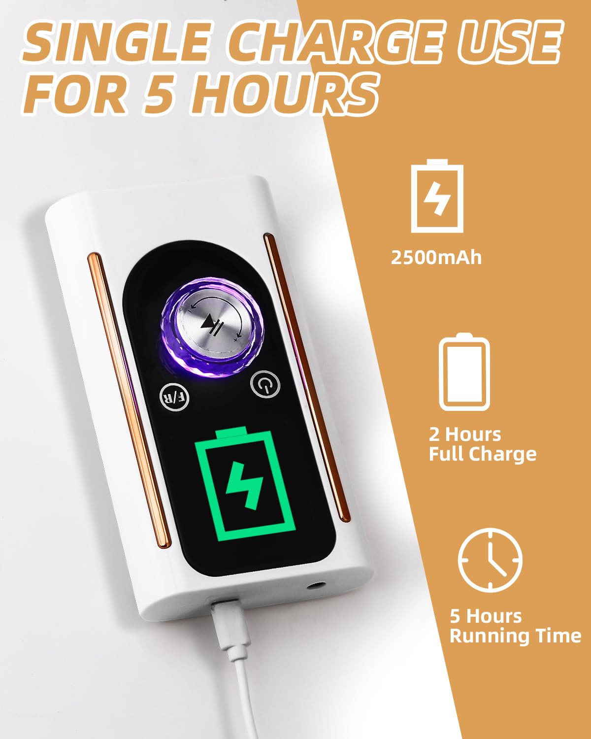 PERMUST Fresa per Unghie Professionale,45000 Giri Lima Elettrica per Unghie | 13 In 1 Frese per Unghie Senze Fili con Display Lcd, Nail Drill, Manicure Elettrico per Unghie Acriliche Gel, Pedicure