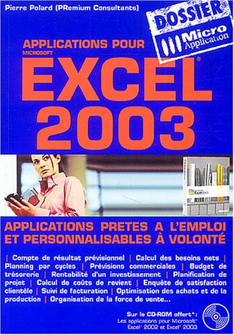 Télécharger Excel 2003 (CD-Rom inclus) Livre PDF Gratuit
