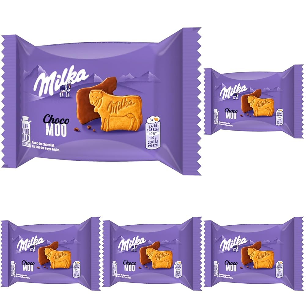 Amazon.co.jp: ミルカ チョコビスケット ムー 3枚 (× 5) : 食品・飲料