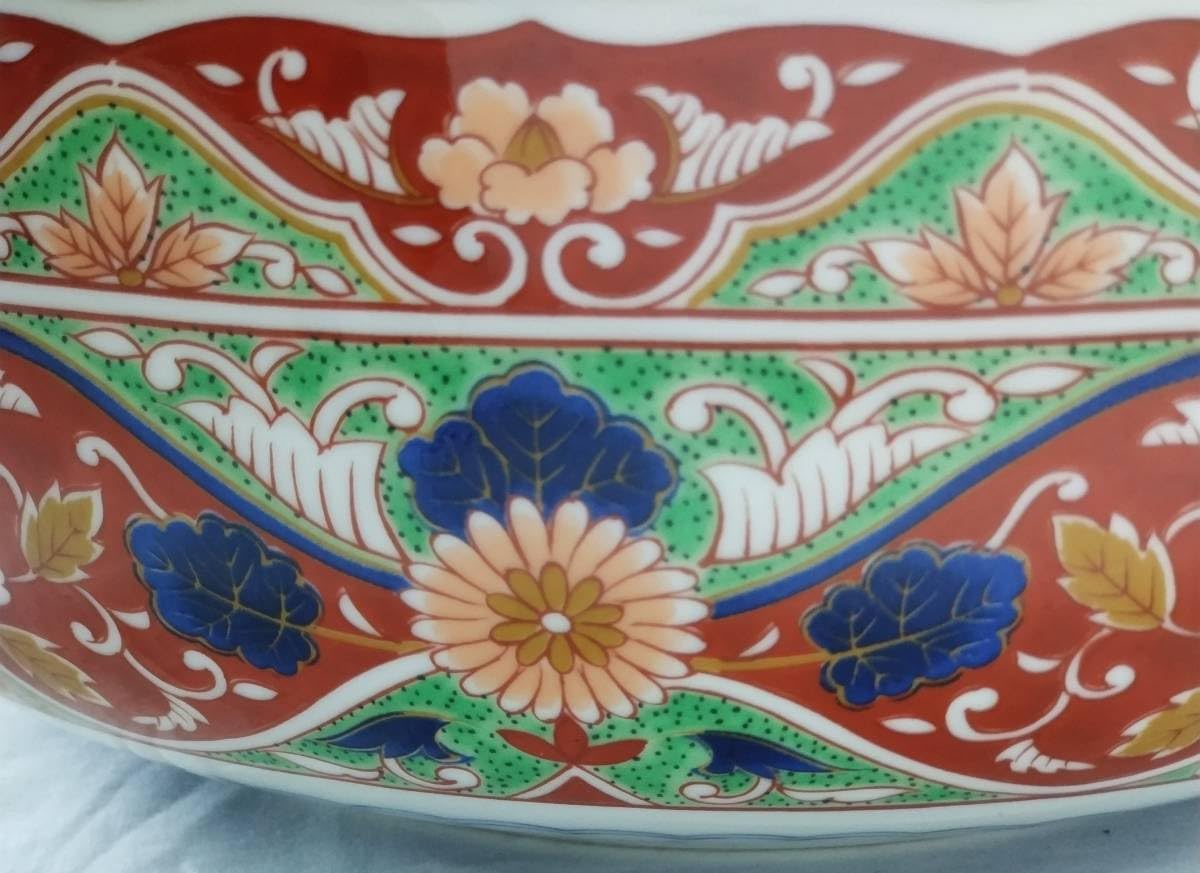 庫山窯 御物紋 金彩 大皿 【公式通販】