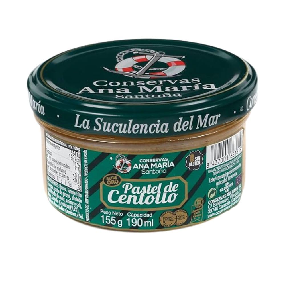 Tarro de pastel de centollo artesanal 190ml Ana María Santoña