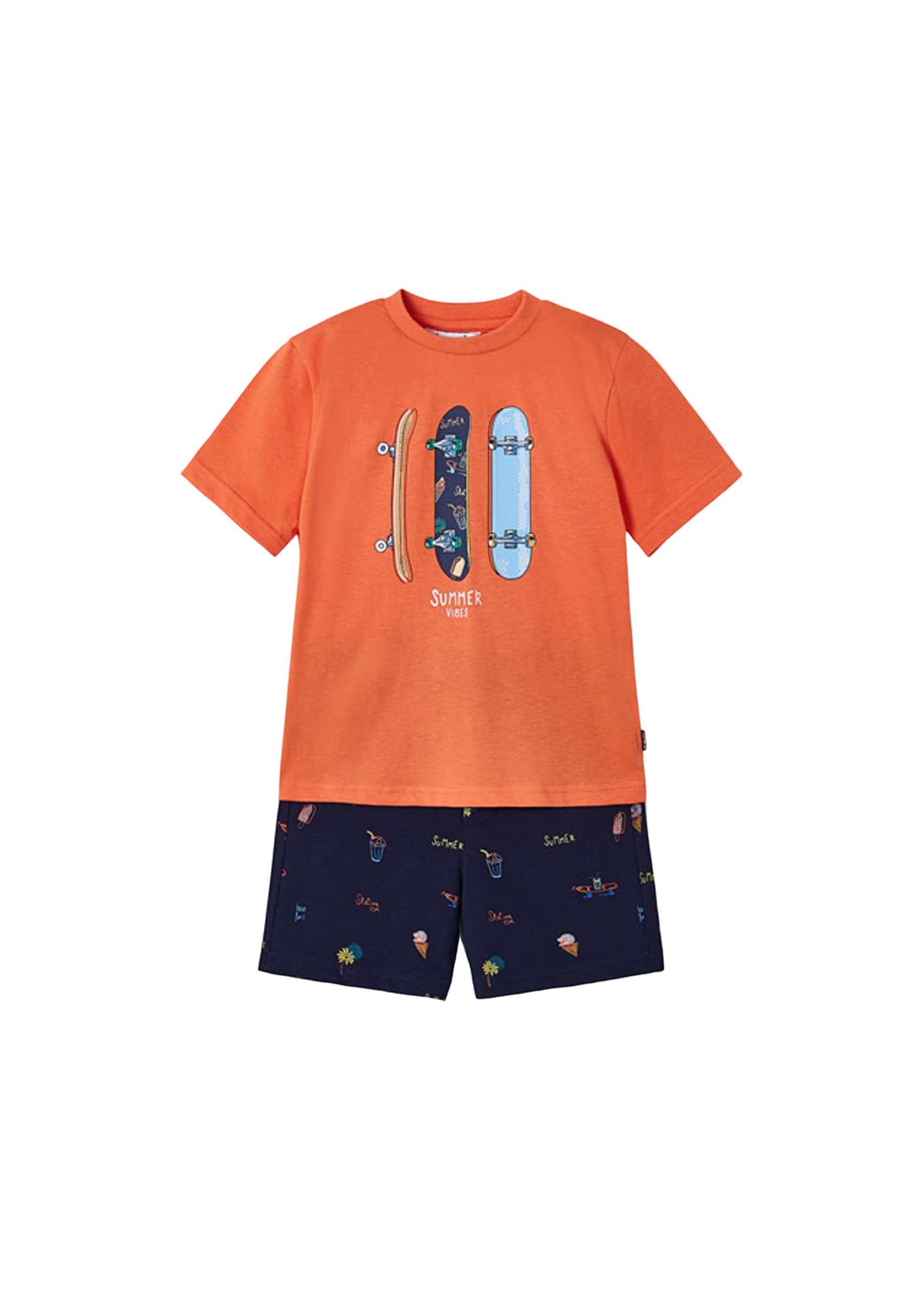 Mayoral Chandal Niño Verano – Conjunto Deportivo niño – 100 Algodón - Conjunto Verano Niño - Sport – Camiseta manga corta y Pantalon corto para niño - Ropa de Regalo – Para niños de 2 años a 8 años