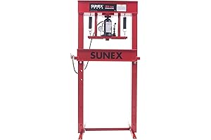 SUNEX TOOLS 5720AH Fully-Welded Hydraulic Shop Press: The 20-Ton Powerhouse