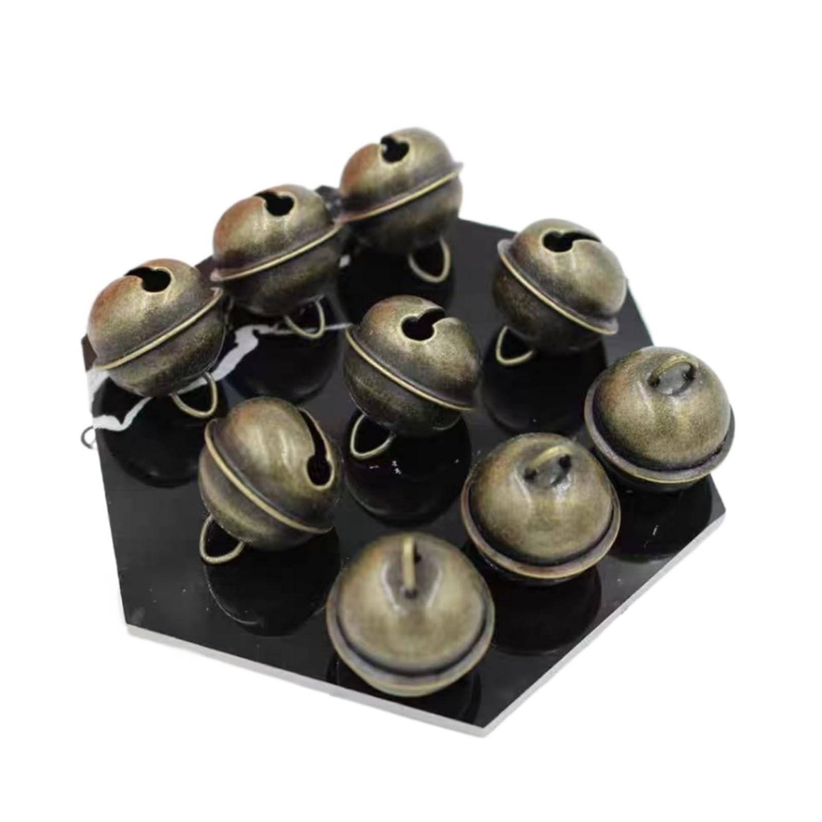Vintage Christmas Bells 200Pcs Vintage Bronze Bells 22mm Metal For Collar Christmas Tree Home Deco Doorbells for DIY, Decorations, Weddings, Wind Chimes