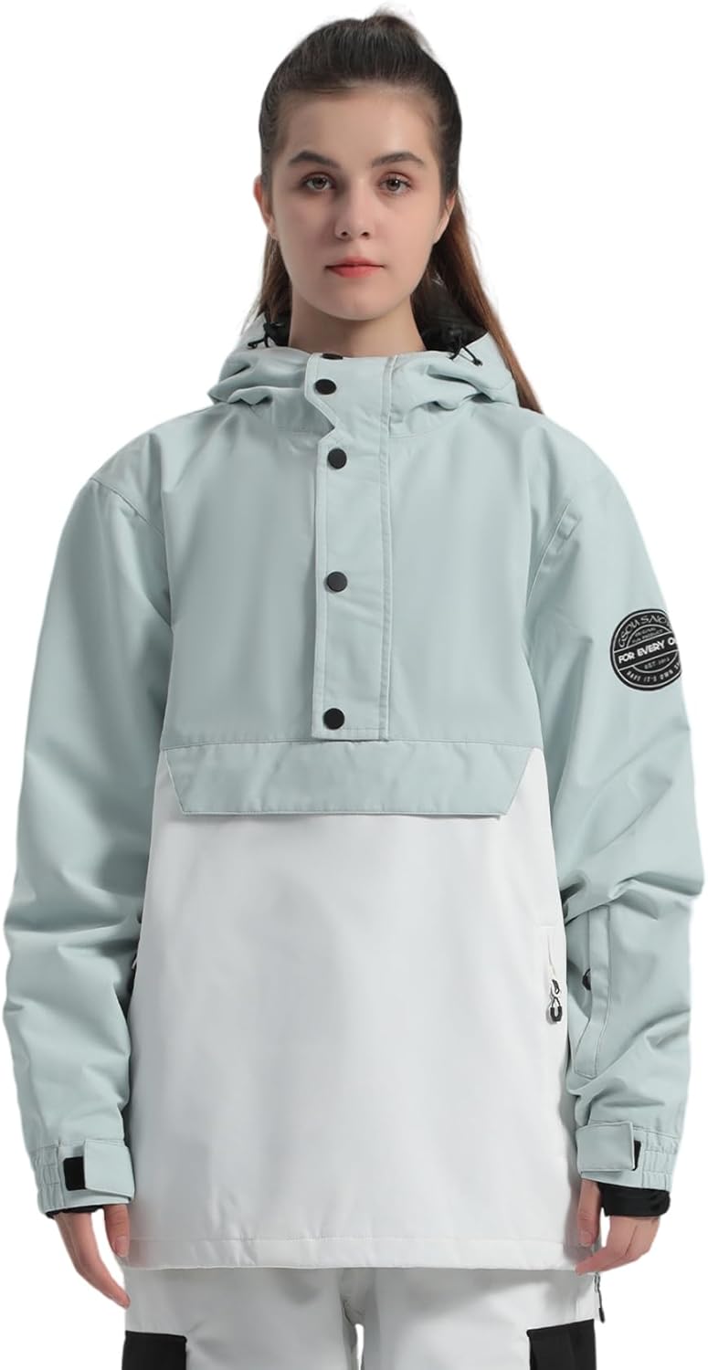 GSOU SNOW Women Ski Jacket Snow Coat Waterproof Windproof Snowboarding Jacket Coat Insulated Warm Winter