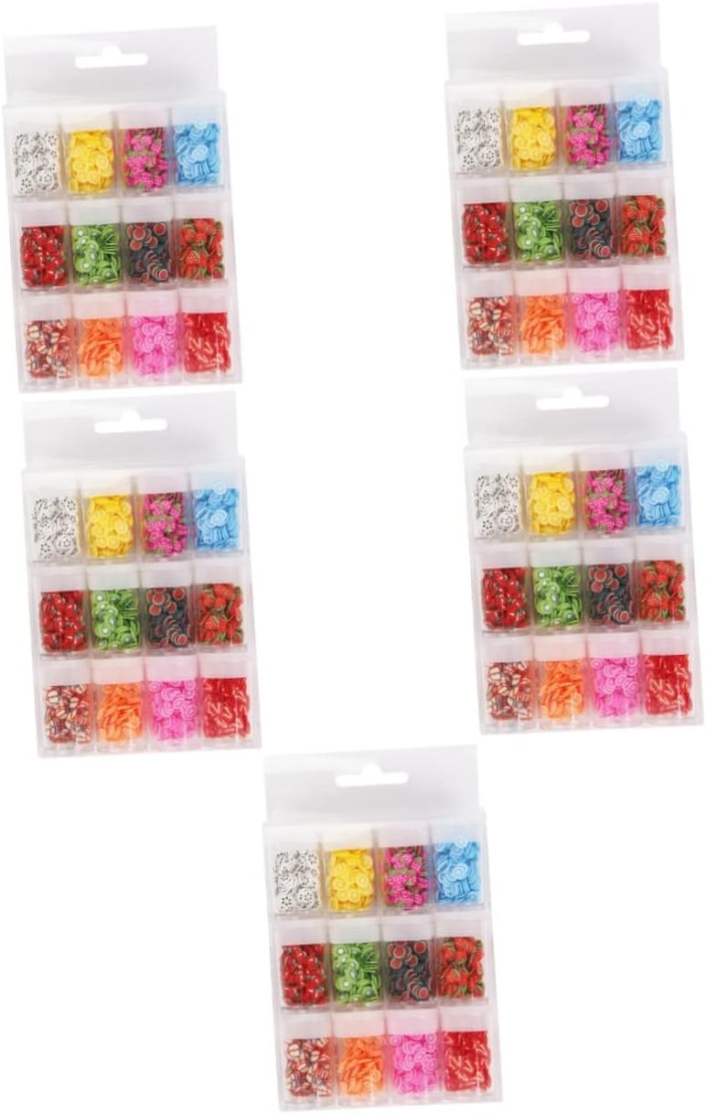 36 Boxes Nail Art Accessories Hand Decor Nail Art Decoration Nail Decor Nail Art Sulies Fruit Slices Nail Art 3D Nail Art Nail Polymer Clay Slices Nail Fruit Slices Manicure Ooze (Color : Assorted Co