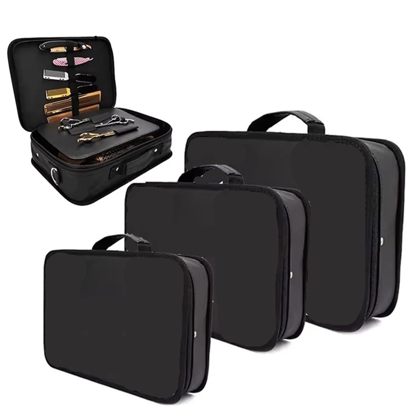Friseurtasche In Den Größen S/M/L, Aufbewahrungsbox For Salonscheren, Große Kapazität, Tragbarer Organizer For Salonbedarf(S 1pcs)