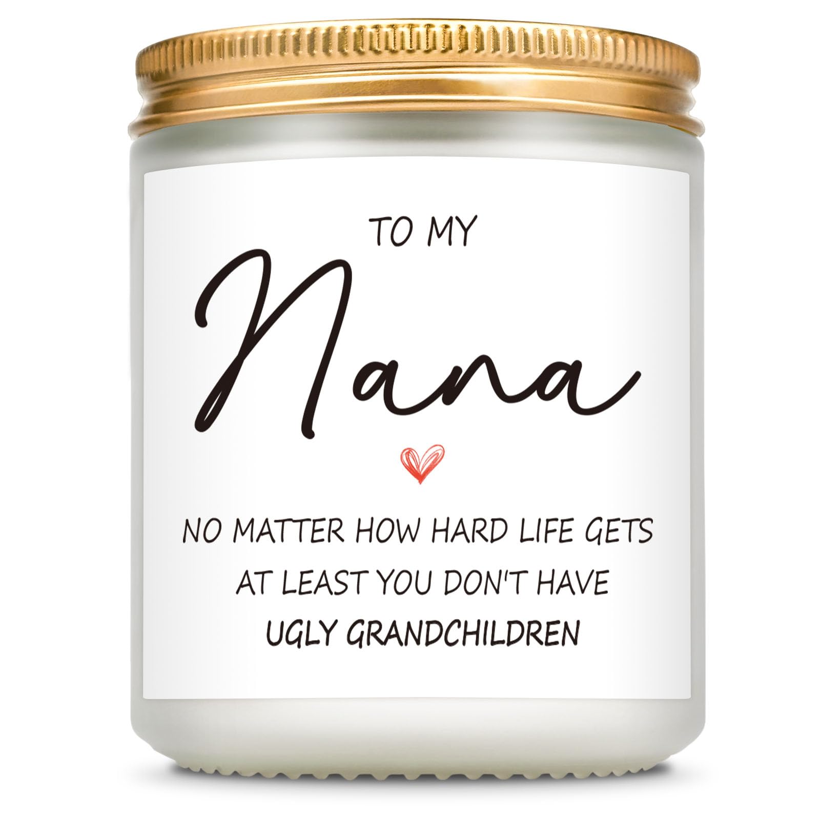 Giftasy Nana Gifts, Nana Birthday Gifts - Handmade Lavender Scented Soy Wax Candle Presents from Grandchildren Granddaughter Grandson, 7oz — image 1