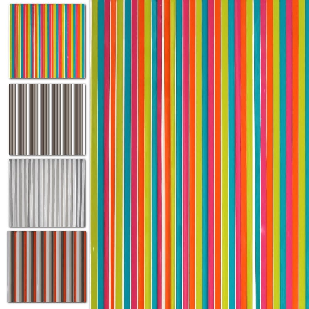 Rideau de porte lanières plastiques multicolore résistant