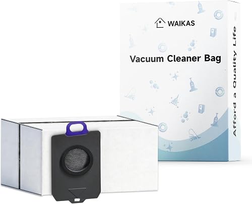 WAIKAS Staubbeutel für NARWAL Flow Saugroboter, 4 Stück