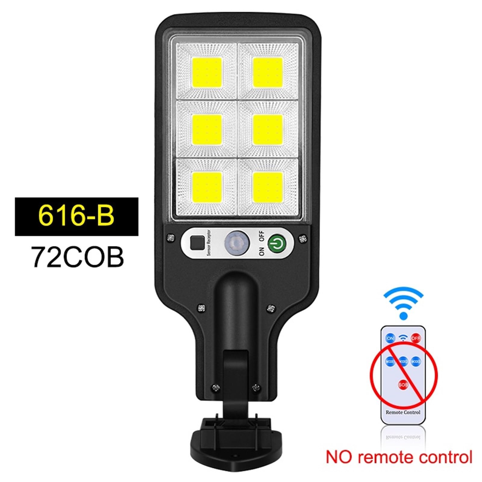 Solarne lampy uliczne, zewnętrzna lampa solarna z 3 trybami światła, wodoodporny czujnik ruchu, oświetlenie bezpieczeństwa do ogrodu, na patio, ścieżkę, podwórko (616-4, 1 szt.)
