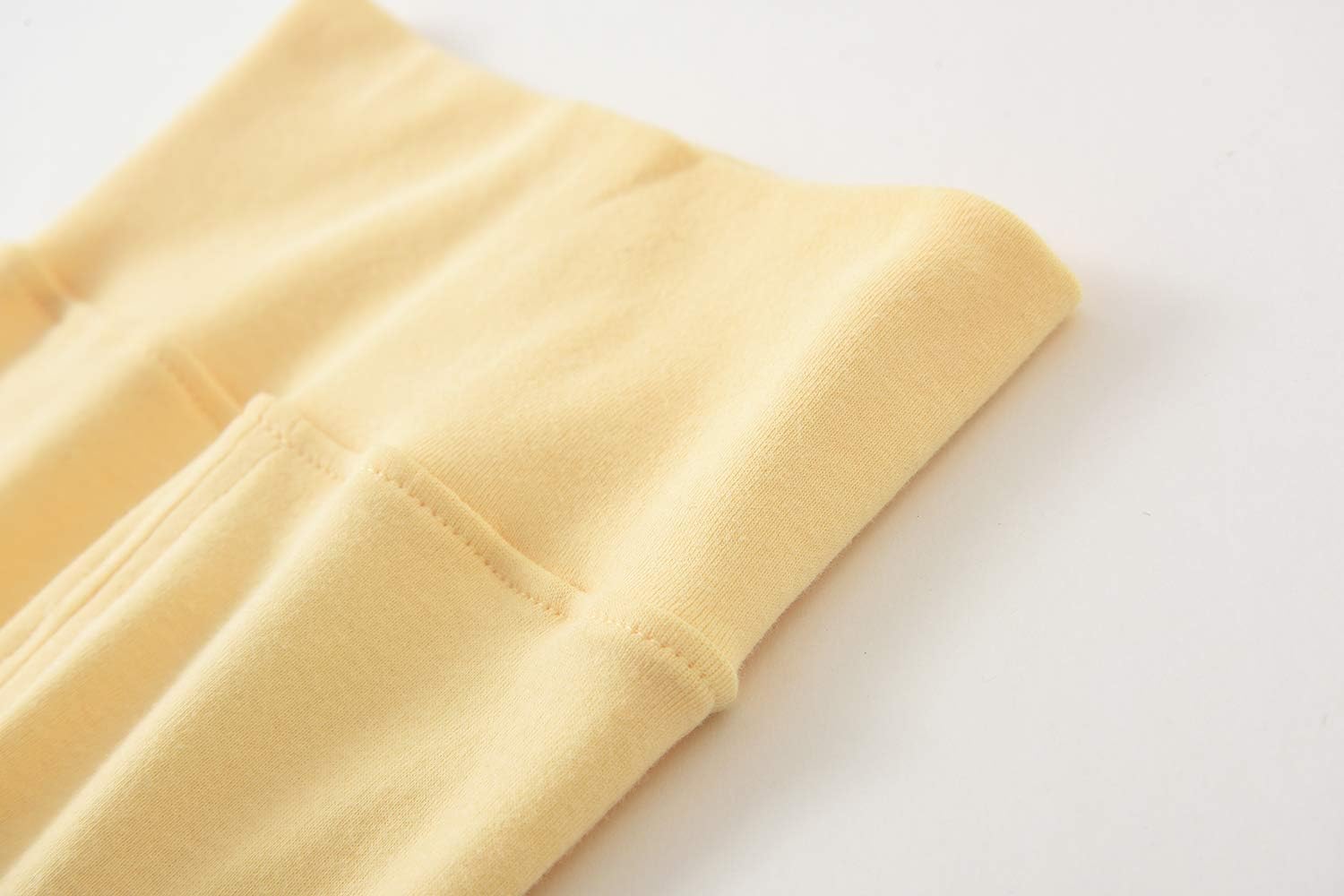 HahaNice Pantalones de bebé con pies ropa recién nacido-12 meses, paquete de 2