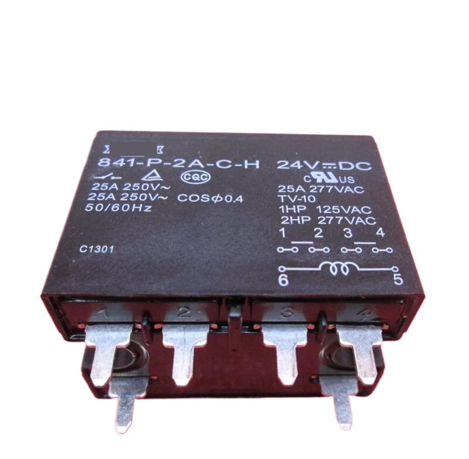 Relais 841-P-2A 24VDC boîtier haute isolation 277VAC - 4