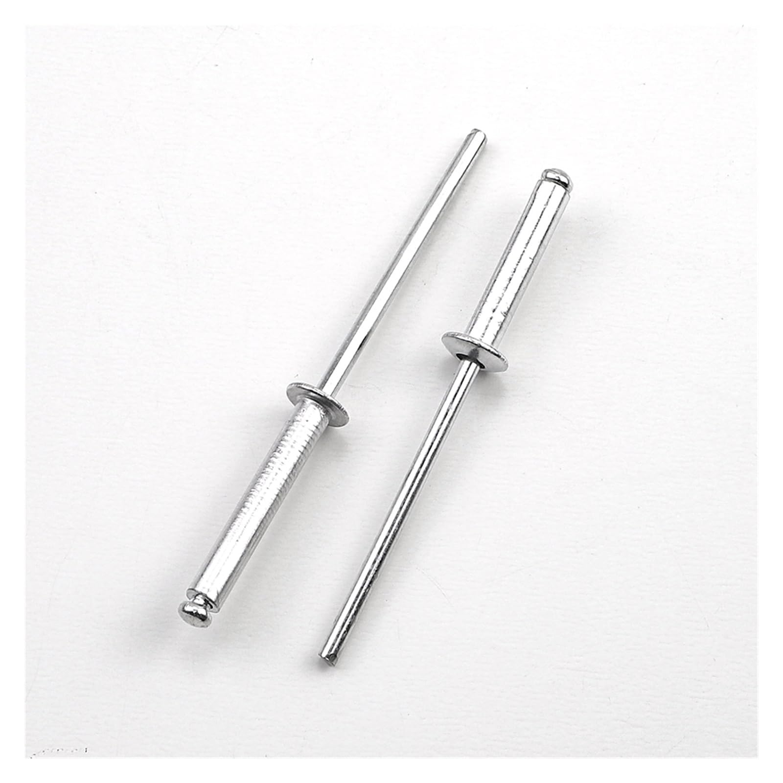 Rivets aveugles en aluminium, 50 rivets aveugles en aluminium à extrémité ouverte M3.2(8mm)