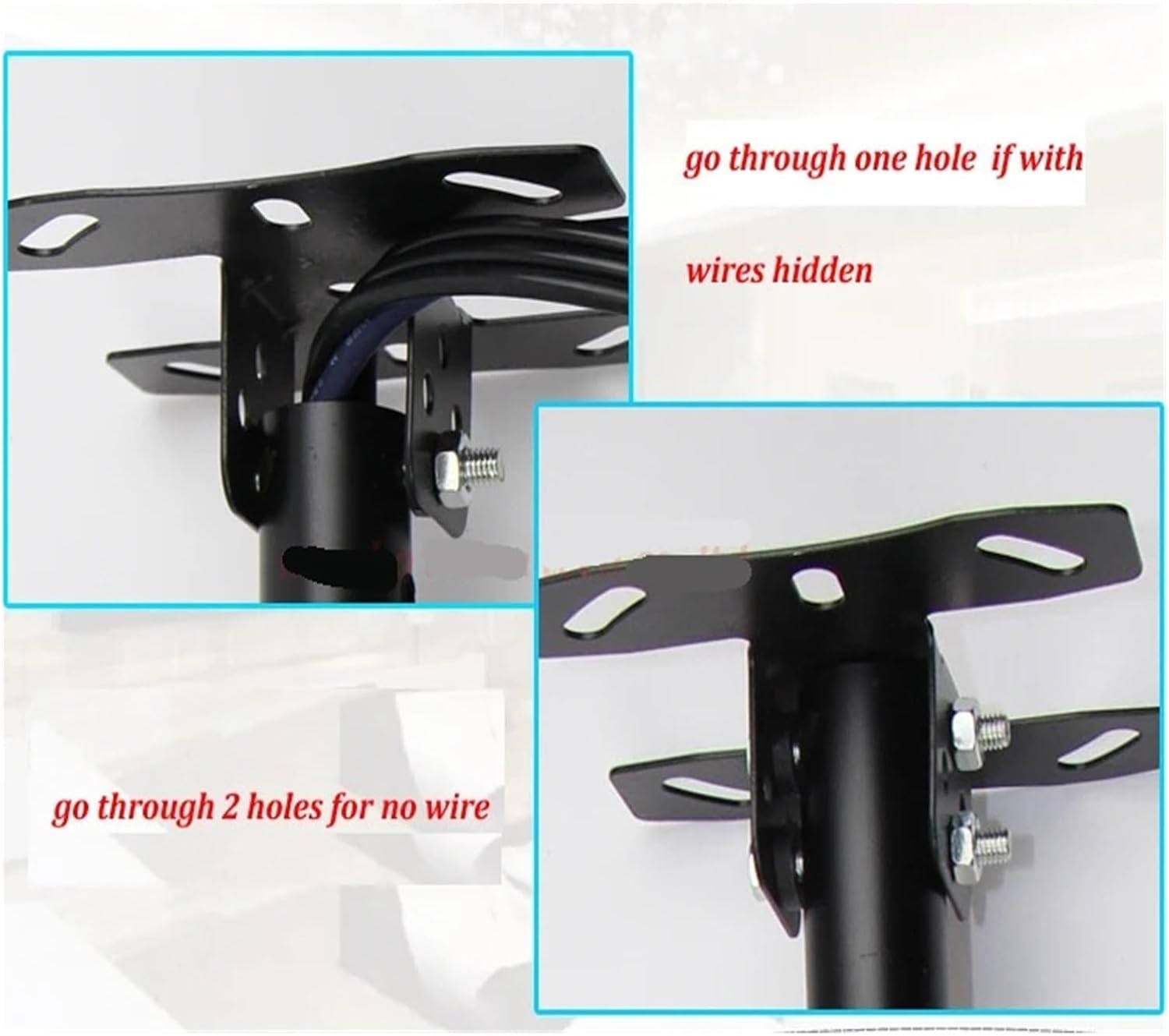 (0.65m-0.9m) Steel 200X200 30 Inch 27 32 20 Down Tilt TV Wall Mount Bracket LCD Ceiling LED Stand