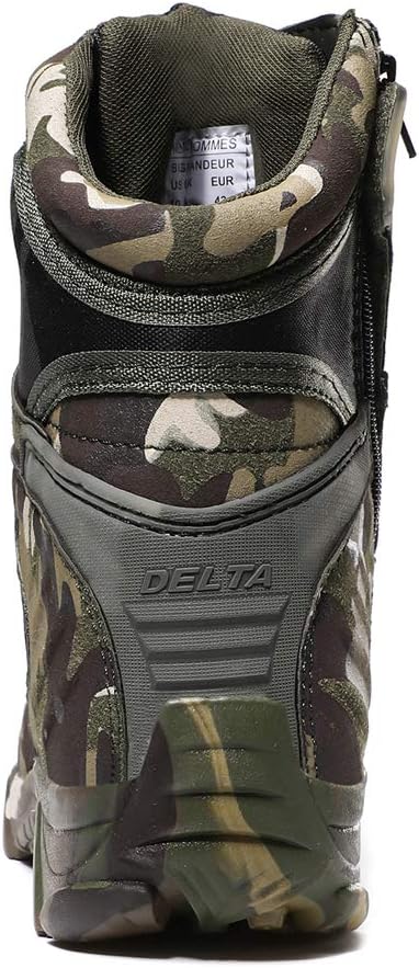 LiliChan Classic Tactical Boots Side-Zip Training Resistant