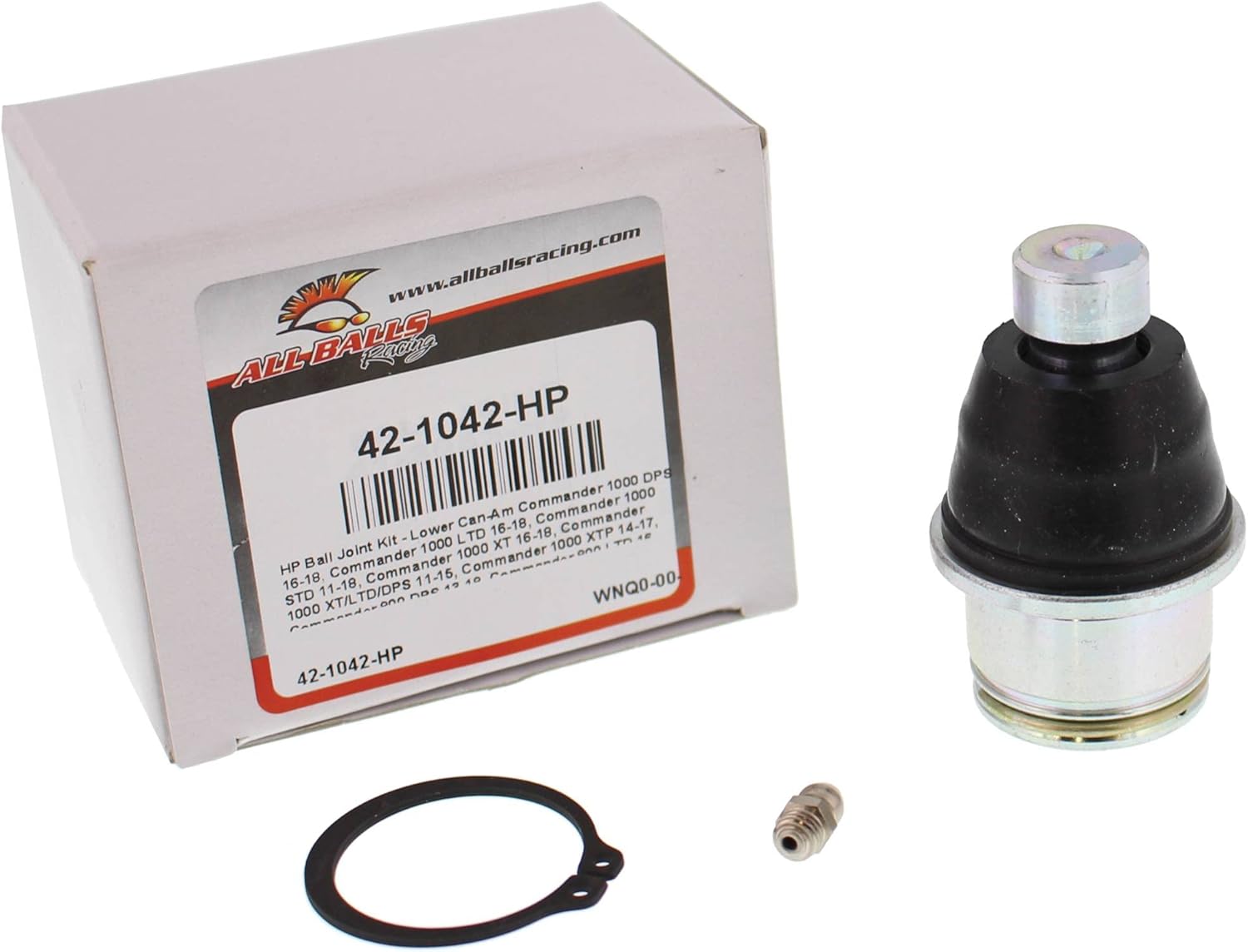 All Balls Ball Joint Kit HP 42-1042-HP for Can-Am Commander 1000 2011-2017, Commander 1000 DPS 18, Commander 800 XTP 16, Commander Max 1000 15 16, Commander MAX 1000 DPS 18, Defender 500 17 18