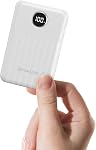 Portable Charger,Ultra Slim 10000mAh 22.5W Power Bank,USB C in/Output Fast Charging Mini Battery Pack Compatible with iPhone 17 16 15 14 Samsung S23 S22 S21 Google iPad etc (Black)