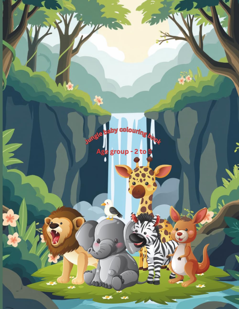 Jungle baby colouring book (Age group 2 to 5)