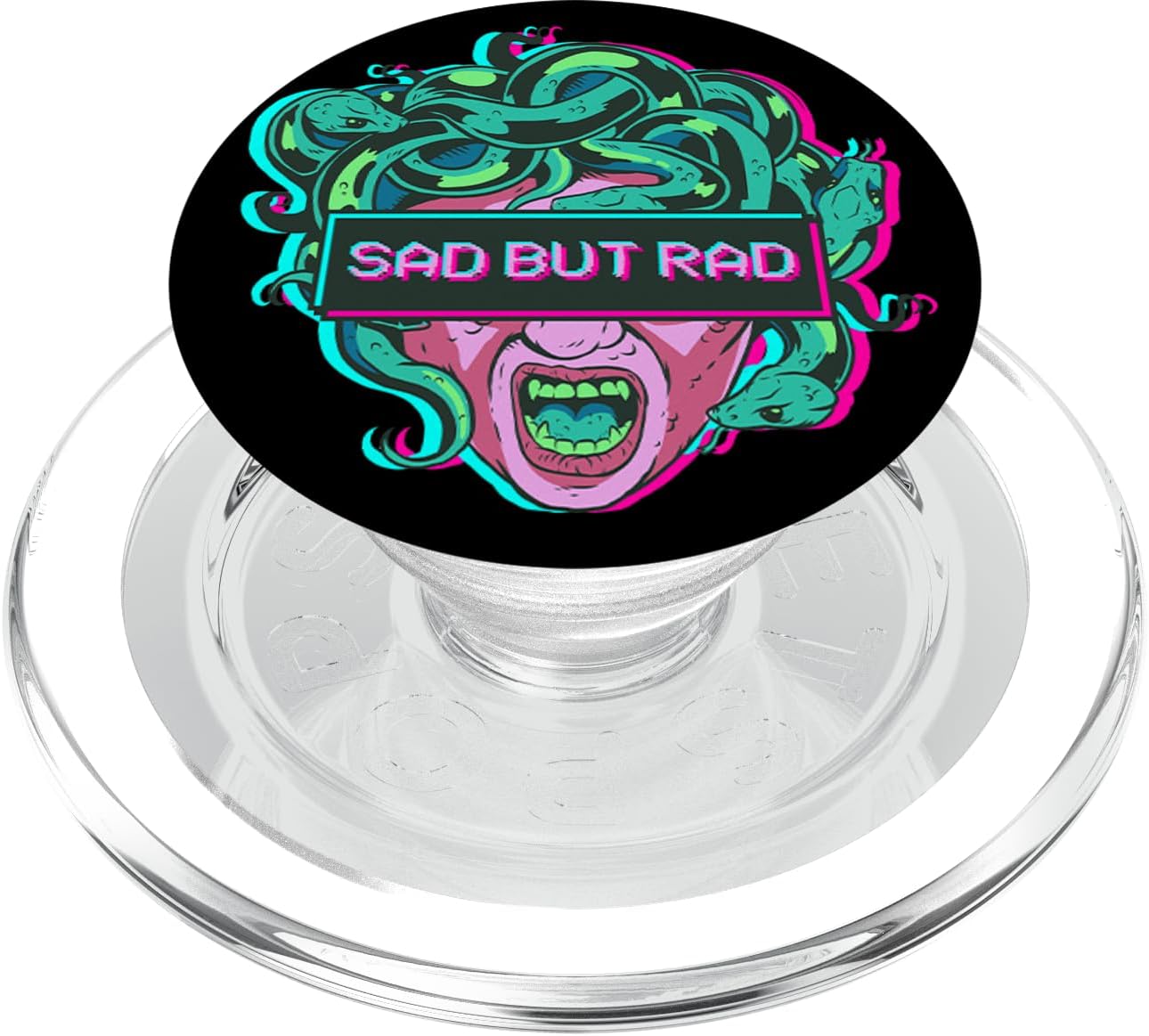 Sad But Rad - Medusa Statue Vaporwave Aesthetic Egirl Eboy PopSockets PopGrip for MagSafe