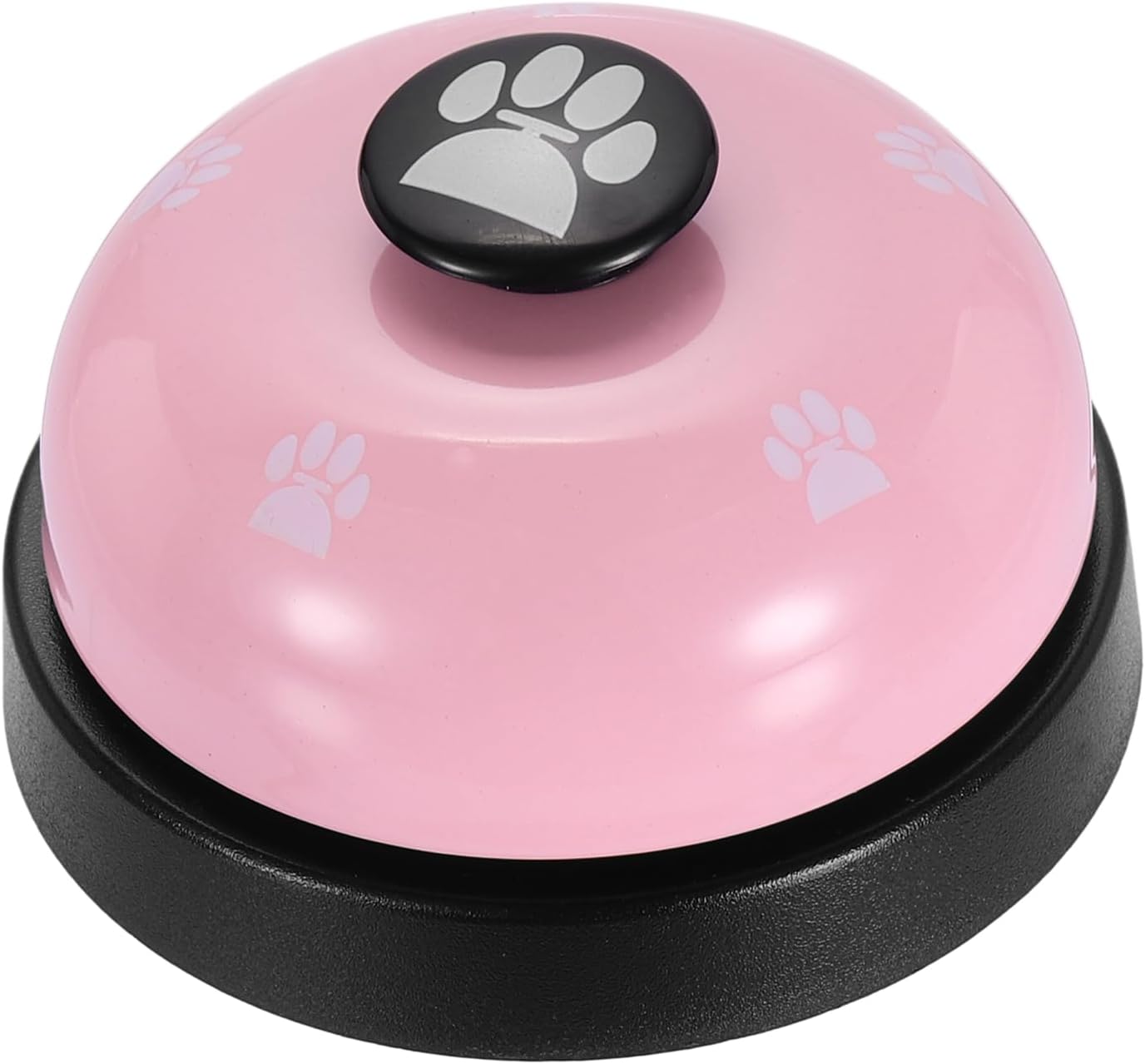 sourcing map Desk Call Bells, 2.8" Front Desk Service Bell, Counter Ringing Bell for Office, Hotel, Classroom, Dinner, Restaurant, Pet Training, Light Pink
