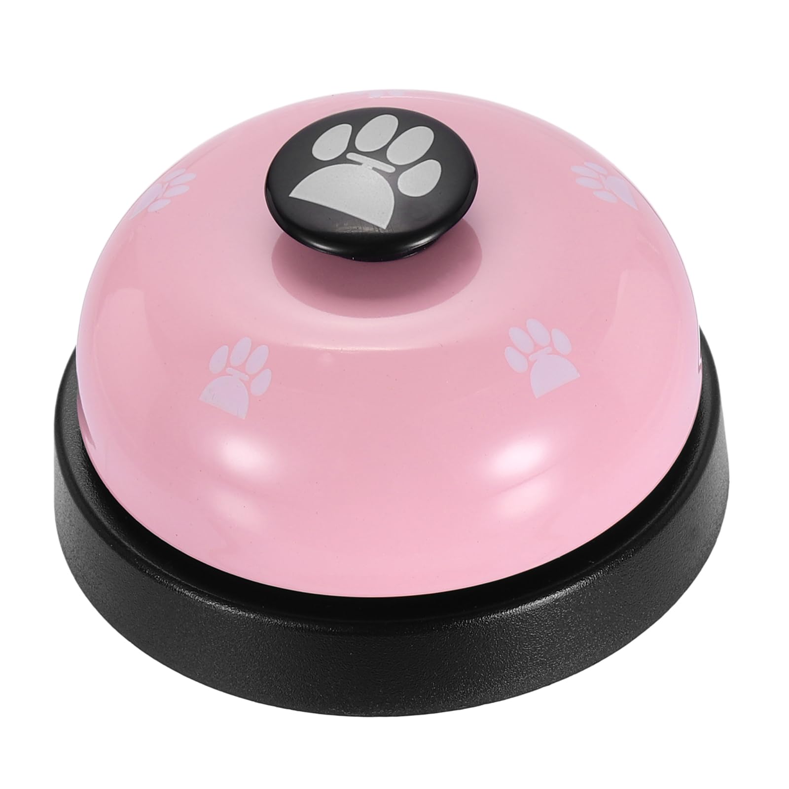 sourcing map Desk Call Bells, 2.8" Front Desk Service Bell, Counter Ringing Bell for Office, Hotel, Classroom, Dinner, Restaurant, Pet Training, Light Pink