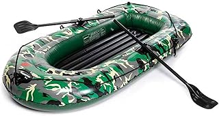 Inflatable Kayak2 Person Thickening PVC Inflatable Boat Raft River Lake Dinghy Boat Pump Fishing Boat Outdoor Sport 260kg Portable Inflatable Dinghyfor Playing