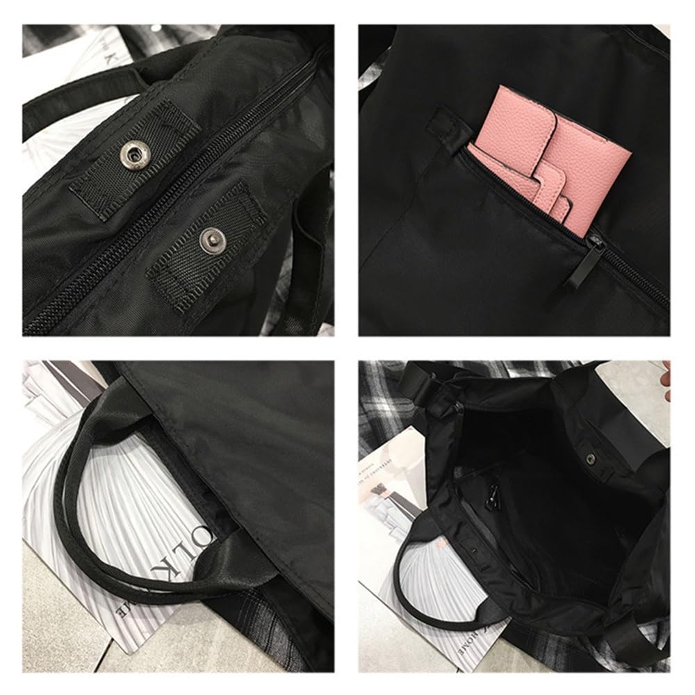 Borsa da Viaggio da Donna Borsa da yoga viaggio semplice for il tempo libero per i Viaggi Giornalieri(Schwarz)