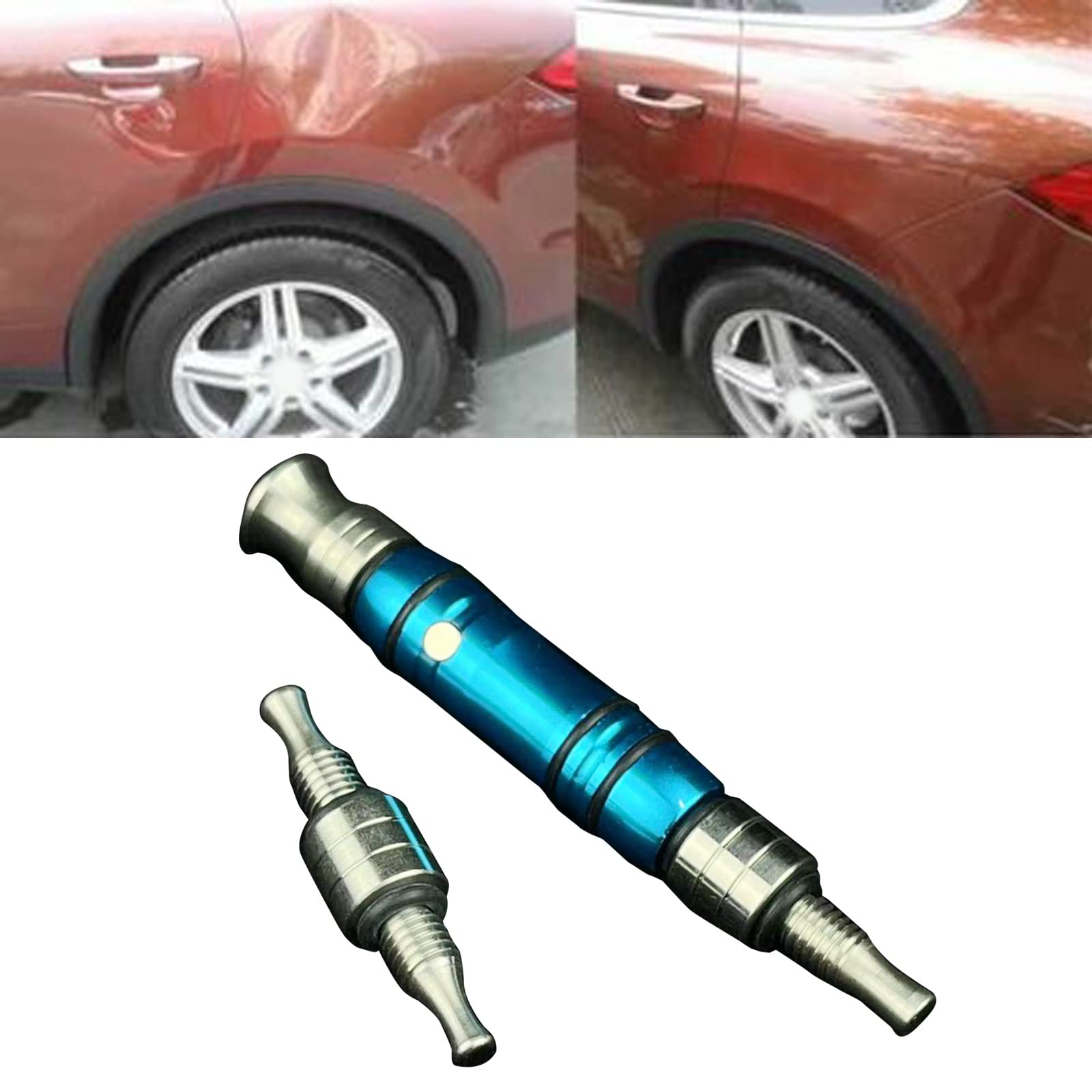 MinnowXY Dent Repair Leveling Magnet-Pen Car Body Dent Removal Tools Knockdown-Tips Tools Metal Dent Tap Down Hand Tool