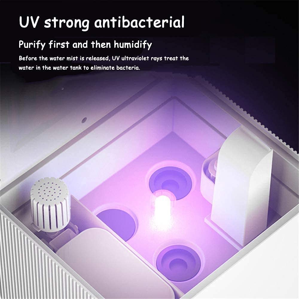 Umidificatore a Nebbia Fredda, Serbatoio da 15 Litri/4 galloni con riempimento dall'alto, umidificatore diffusore per Camera da Letto
