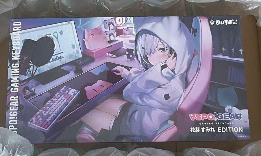 Amazon | VSPO! GEAR ゲーミングキーボード 花芽すみれ | ノーブランド 