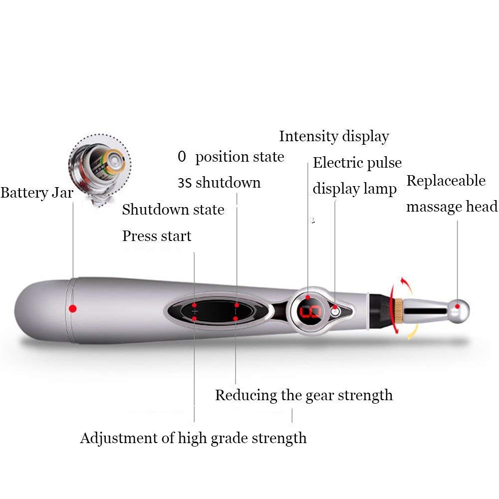 KIYO Acupuncture Pen, Electronic Acupuncture Pen Electronic Acupuncture Pen Meridians Body Massager Energy Pen Pain Relief Therapy Accupuncture Pens For Pain Relief KIYO Acupuncture Pen, Electronic Acupuncture Pen Electronic Acupuncture Pen Meridians Body Massager Energy Pen Pain Relief Therapy Accupuncture Pens For Pain Relief
