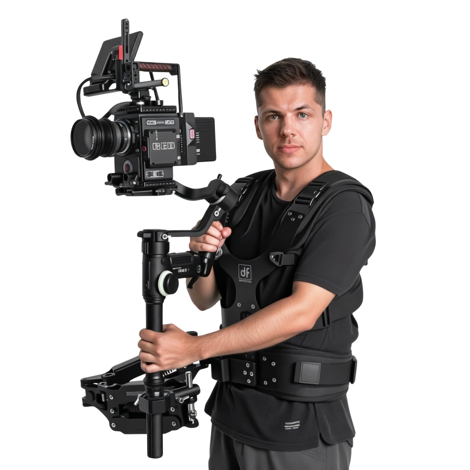 Thanos Pro C3Ⅱ Steadycam Gimbal Vest Stabilizer System, Adjustable Tilt Arm Gimbal Support Vest for DJI Ronin RS4 PRO RS3 Mini RS3 PRO RS2 RSC2, ZHIYUN Crane3S Crane2S, Payload 5~12.5kg
