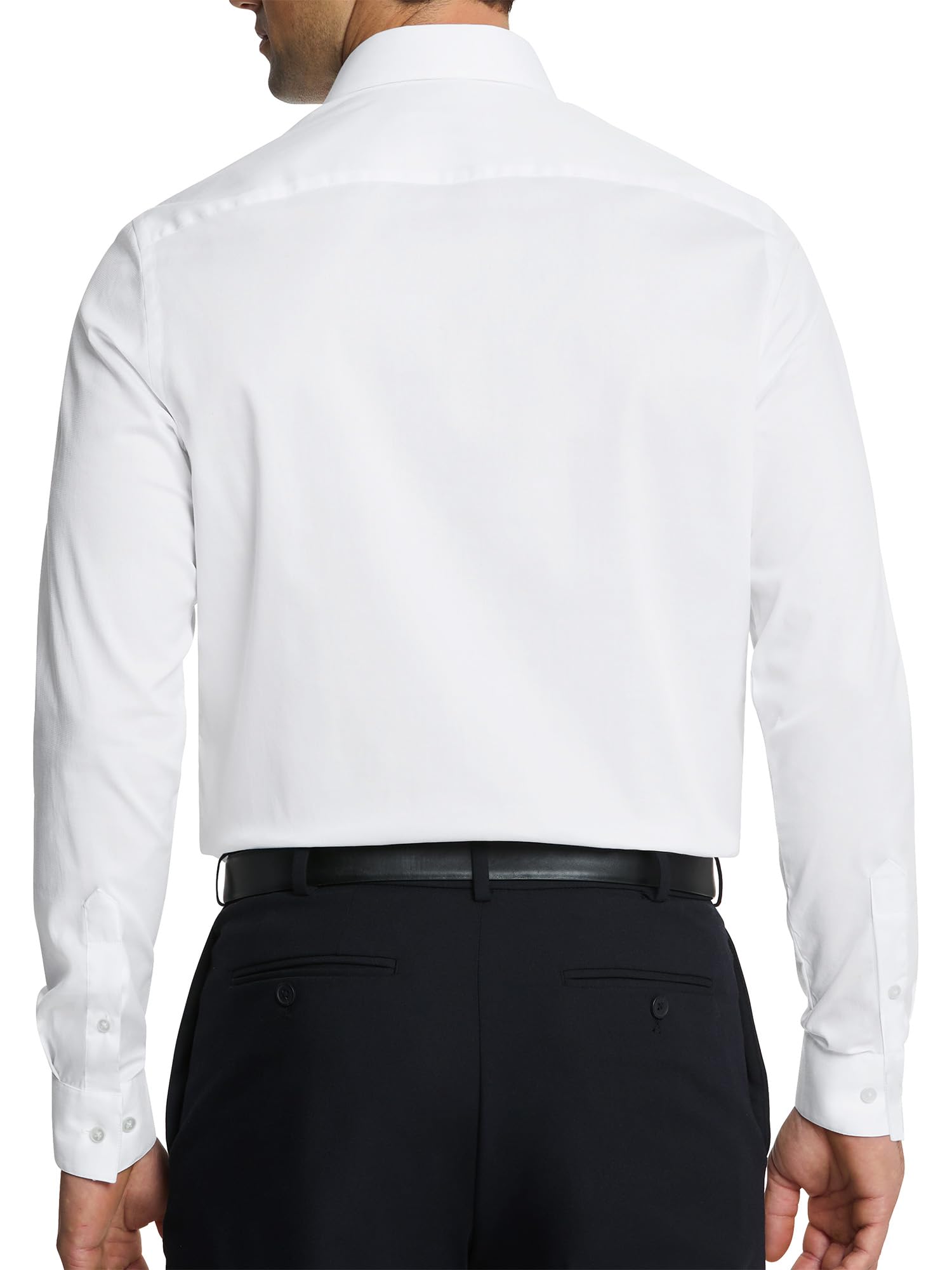 Van Heusen Men's Dress Shirt Regular Fit Flex Collar Stretch Solid
