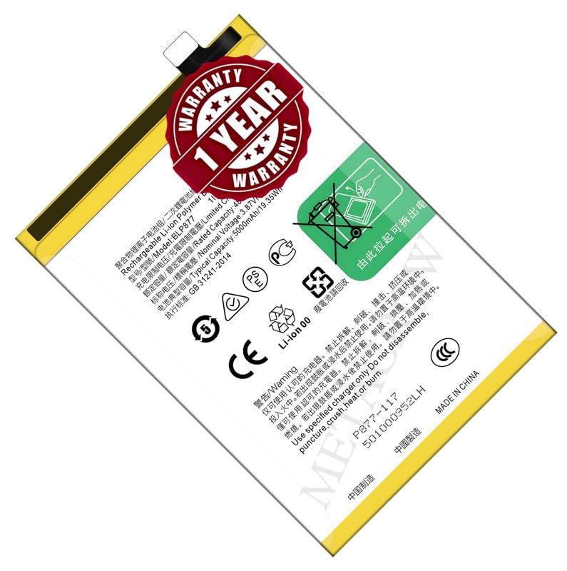 Image of Original BLP877 Battery Compatible with Realme Narzo 50A Prime - (5000mAh) - 1 Year Warranty BC45