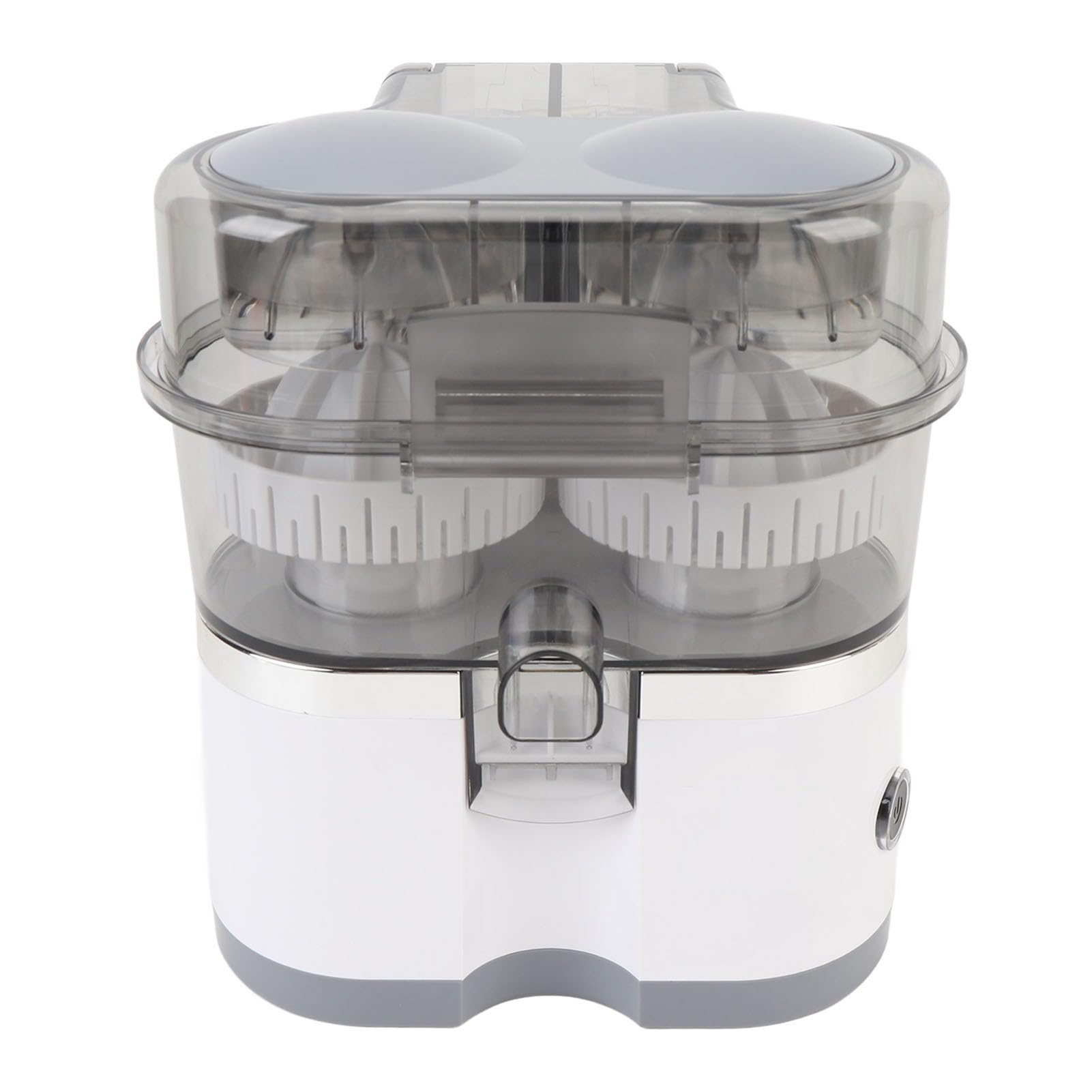 Denash Dual Head Electric Electric Citric Juicer Compact Juice -Extractor Máquina para Limones de Naranja Kiwi Grapefruit, Exprimidor Portátil para Estilo de Vida Rápido (WHITE)