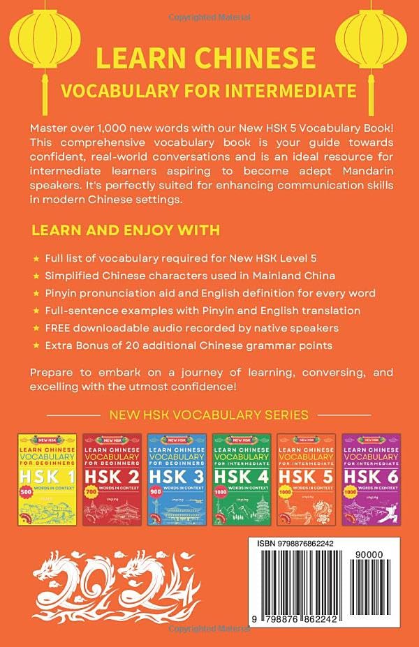 Learn Chinese Vocabulary for Intermediate: New HSK Level 5 Chinese Vocabulary Book (Free Audio) - Master Over 1000 Words in Context (NEW HSK Vocabulary Series) - Image 2