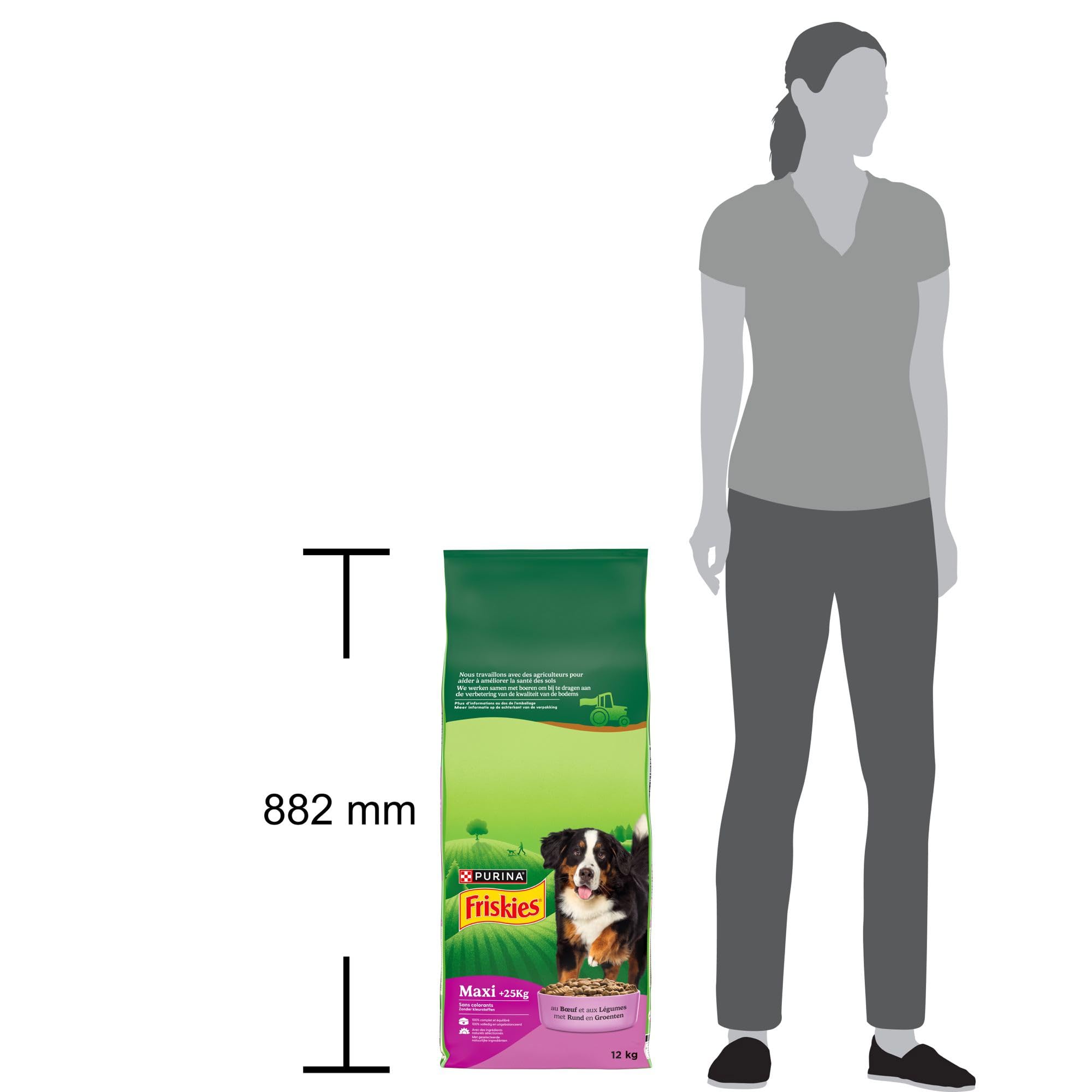 FRISKIES Crocchette Cane Maxi Manzo 12KG