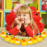 Vista 6 de ArtCreativity 12 Pcs Pirate Rubber Ducks - 2 Inch Pirate Ducks for Jeeps, Pirate Party Favors & Decorations, Cute Rubber Ducks Pirate Toys for Bath