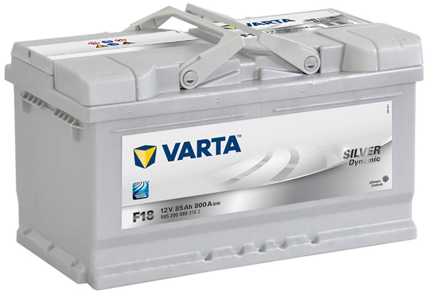 Varta Silver Dynamic F18 Batterie Voitures, 12 V 85Ah 800 Amps (En)