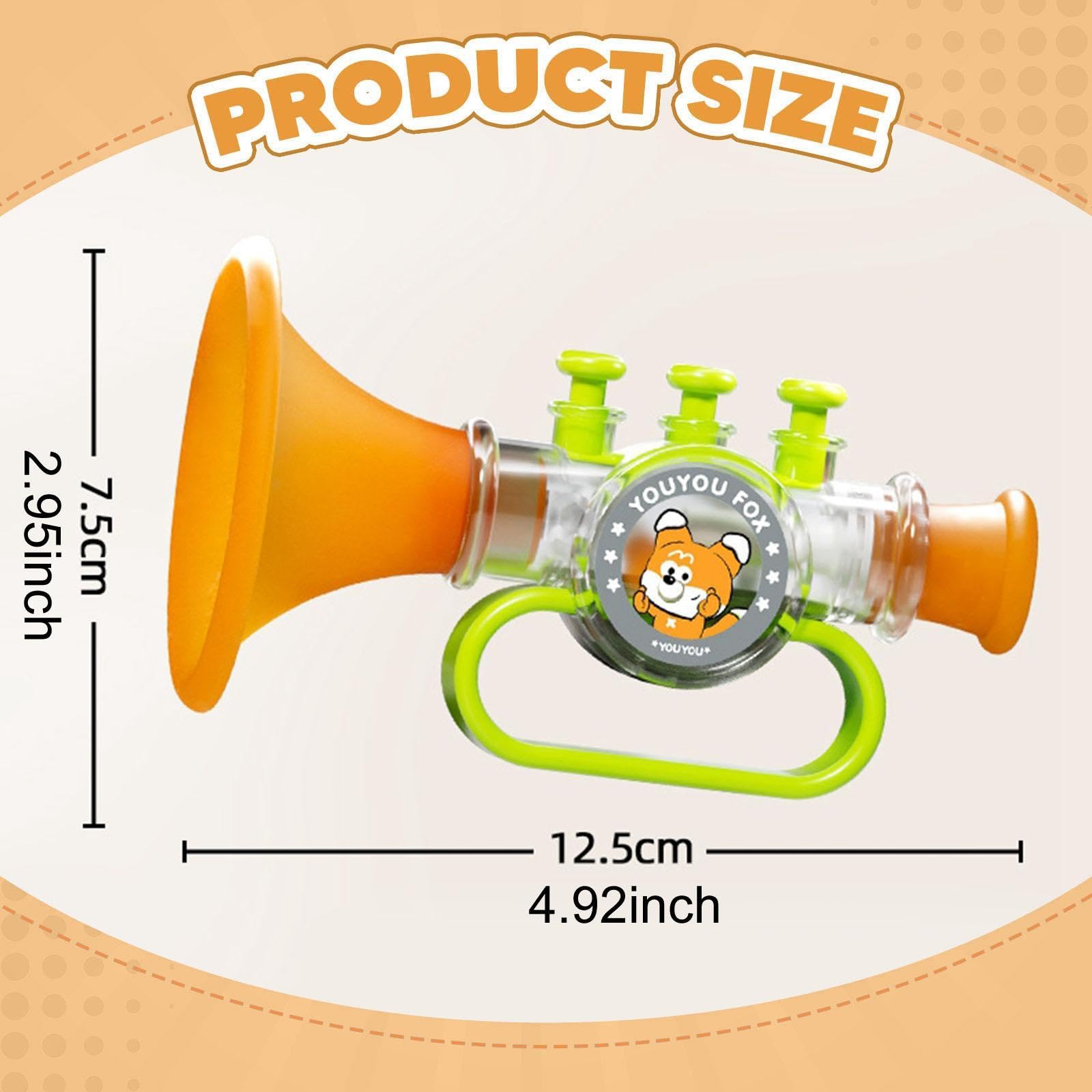 Lot de 6 Sifflets Jouets En Forme de Petites Trompettes, Petits Haut-parleurs, Amusants, pour Le Développement Sensoriel et Des Filles, Ca, 5 pièces