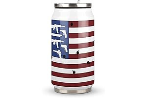 American Flag Patriotic Coke Shooter Tumbler