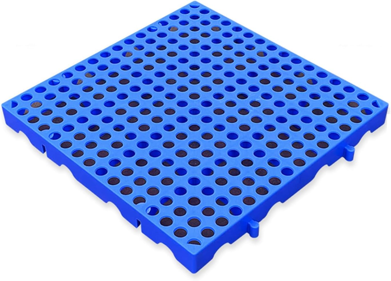 Plastic Pallet, Storage Nestable Shipping Grid Pads, Automotive Supermarket Non-Skid Platform, Firm Warehouse Pet Pad, Easy to Stack(30x30x3cm/5pcs)