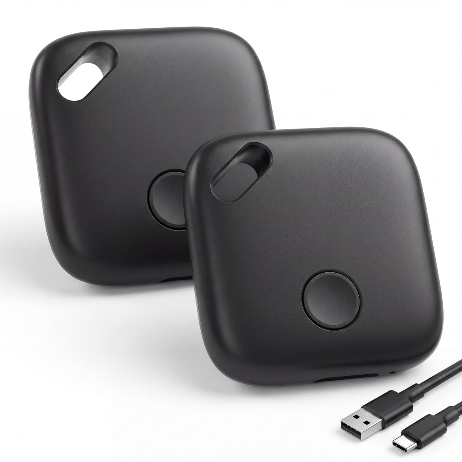 DEEBYCOO Tracker Tag Compatible con Apple Buscar (Solo iOS), Pack de 2