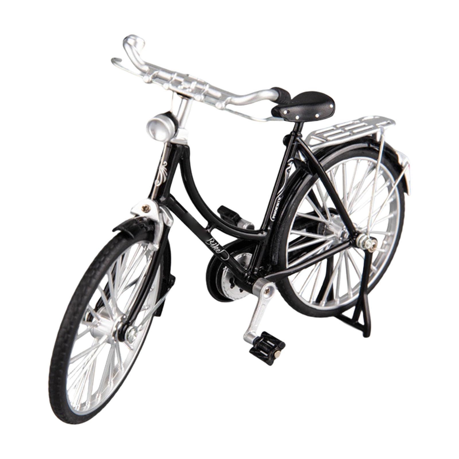 KAQNTUD Nostalgic Bicycle Model Collectible Miniature Bicycle for Home Decorations Living Room or Bedroom Desktop Figure Alloys Bicycle Model