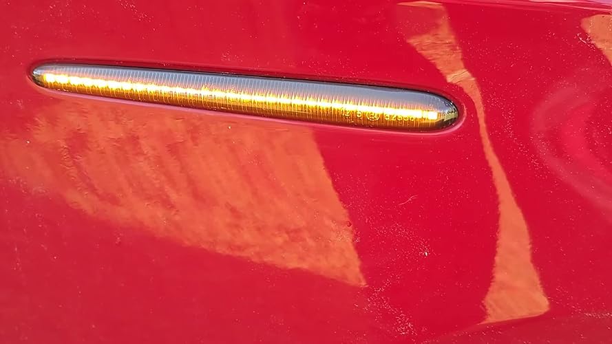 Latéral Clignotant Lampe Pour A2 A3 8L A4 B5 A6 4B C5 A8 4D TT 8N 2000-2006 Voiture Clignotant Dynamique Clignotant Latéral Feu Position Coulant Séquentiel 2 Pièces Clignotant Dynamique(Dynamic Smoked