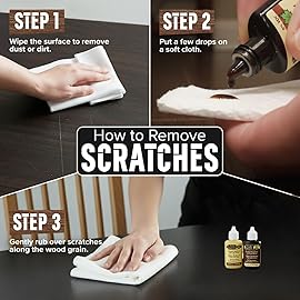 Trade Secret Scratch Remover Mini Pro Set (2x 0.5 oz), Restore & Conceal Small Scratches on Dark & Light Wood Furniture and Flooring - Coconut Oil-Based Formula